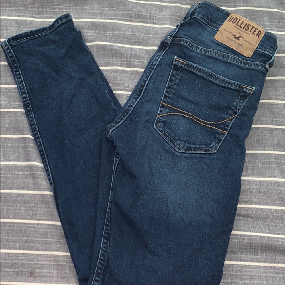 men’s hollister super skinny jeans 28x30
